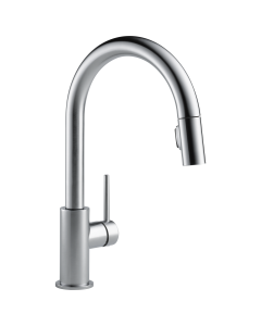 DELTA 9159-AR-DST Trinsic: SingleHa Pull-Down Kitchen Faucet