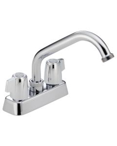 DELTA 2131LF Classic: Two Handle LAUNDRY CHROME
