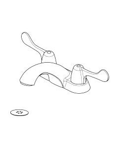 DELTA 2529LF-HDF CommercialClassic: NUMBER 2529-HDF Centerset Lavatory Faucet