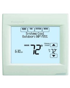 HONEYWELL TH8110R1008/U VISIONPRO 8000 WITH REDLINK TECHNOLOGY. RESIDENTIAL OR COMMERCIAL USE. 7DAY PROGRAMMABLE. 1H/1C HEAT PUMP OR 1H/1C CONVENTIONAL. WORKS STANDALO NE OR WITH THE THM5421R1021 EQUIPMENT INTERFACE MODULE.