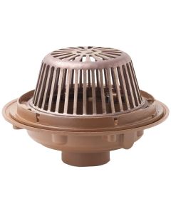 JR SMITH 1010Y04 (-C-CID-R) 4" Y 1010 W/(-C) UNDERDECK CLAMPS W/ CAST IRON DOME W/(-R) ROOF DRAIN CONSISTS OF: 1-02526-10-0  1010 DOME 1-03260-10-0  1010 FLASHING COLLAR 1-07434-10-1  4" Y BODY F/1010 2-70710-01-0  1010 CLAMP 1-71478-86-6  ALLUMINUM FLASH