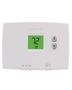HONEYWELL TH1100DH1004 PRO 1000 HORIZONTAL NON-PROGRAMMABLE DIGITAL THERMOSTATS BACKLIT DISPLAY DUAL POWERED (24VAC AND/OR BATTERY). HEAT ONLY.