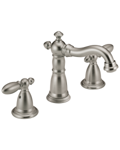 DELTA 3555-SSMPU-DST Victorian: Two Handle Widespread Lavatory Faucet