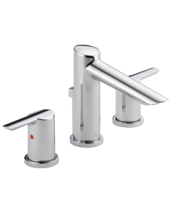 DELTA 3561-MPU-DST Compel:Widesprea Widespread Bath Faucet W/ Metal Pop-Up