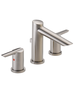 DELTA 3561-SSMPU-DST Compel:Widespread Bath Faucet W/ MetalPop-Up Widespread Bath Faucet W/ Metal Pop-Up