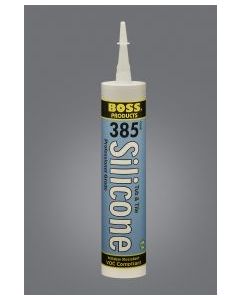 BOSS 38500 385  10 OZ CLEAR PLUMBER'S TUB-TILE SILICONE
