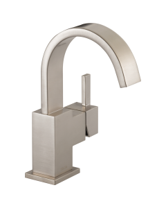 DELTA 553LF-SS Vero: Single HandleC Handle Centerset Lavatory Faucet