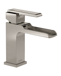 DELTA 568LF-SSMPU Delta Ara: Single Handle Lavatory Faucet With Channel Spout