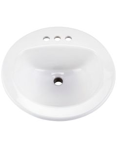 GERBER 12-884-CH OLD NUMBER 12-894 MAXWELL S-RIM LAV 19ROUND 4C WHT TRAPEZOID CTN