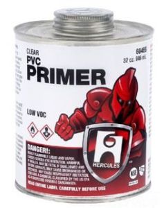 HERC 60-465   1 QT PVC PRIMER CLEAR