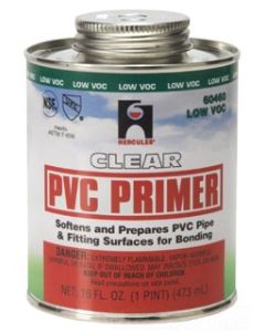 HERC 60-460   1 PT PVC PRIMER CLEAR
