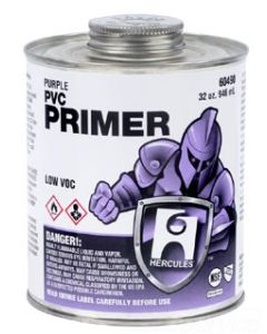 HERC 60-490   1 QT PVC PURPLE PRIMER LO-V.O.C.
