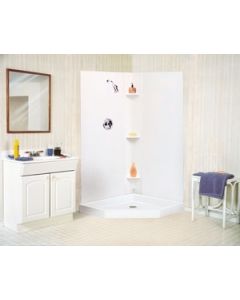 MUSTEE 237WHT    SHOWER WALL WHITE